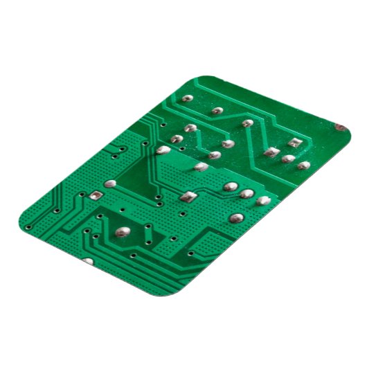 Green Circuit Board Magnet (Linke Seite)