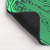 Green Circuit Board Mousepad (Ecke)