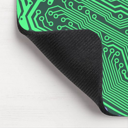 Green Circuit Board Mousepad (Ecke)