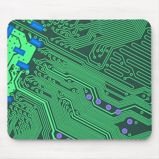 Green Circuit Board Mousepad (Vorne)