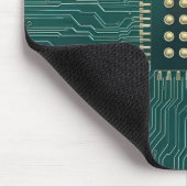 Green Circuit Board Mousepad (Ecke)