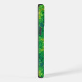 Green Circular Pattern Phone Case iPhone Hülle (Rechte Seite)