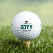 Green Class of 2025 Personalisiert Abschluss Golfball (Insitu T-Shirt)