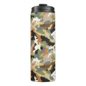 Green Classic Camouflage Thermosbecher (Vorderseite)