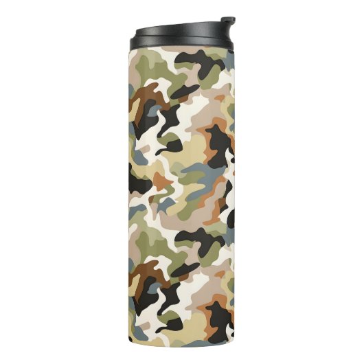 Green Classic Camouflage Thermosbecher (Nach links gedreht)