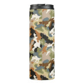 Green Classic Camouflage Thermosbecher (Rückseite)