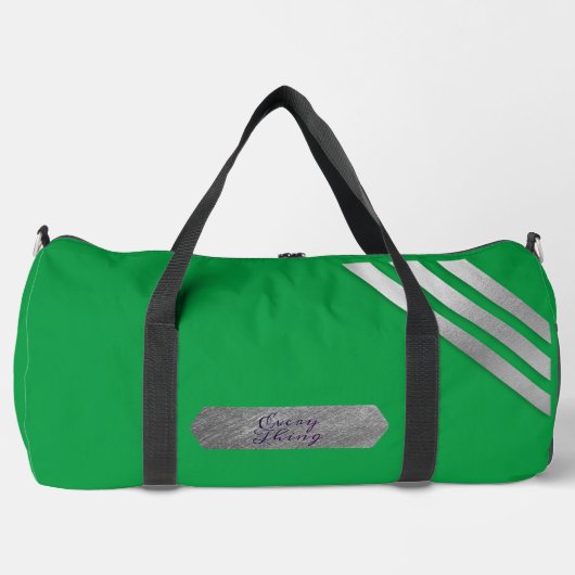 Green Classic Duffle Bag (Vorderseite)