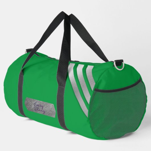 Green Classic Duffle Bag (Rechte Ecke)