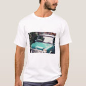 Green Classic Mini Cooper Car Tshirt (Vorderseite)