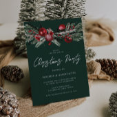 Green Classic Weihnachten Weihnachten Weihnachten Einladung