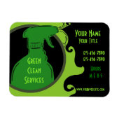 Green Clean Design Werbeunternehmen MAGNET (Horizontal)