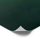 Green Cloud Print Moody Cloud Painting Emerald Gre Poster (Ecke)