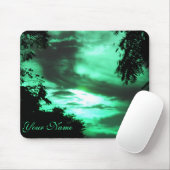 Green Clouded Sky Mousepad (Mit Mouse)