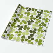 Green Clover in a Variety of Shades Geschenkpapier (Ungerollt)