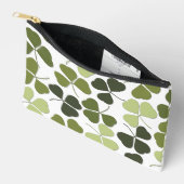 Green Clover in a Variety of Shades Zubehörtasche (Offen)
