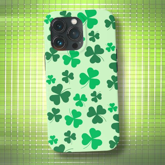 Green Clover Kleeblatt Irland Irish Retro Elegant Case-Mate iPhone Hülle