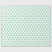 Green Clover Kleeblatt Luck of the Irish Geschenkpapier (Flach)