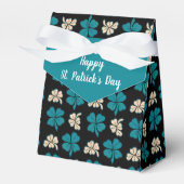 Green Clover Kleeblatt Pattern St Patrick`s Day Geschenkschachtel (Vorderseite)