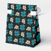 Green Clover Kleeblatt Pattern St Patrick`s Day Geschenkschachtel (Rückseite)