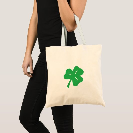 Green Clover Leaf Budget Tasche (Vorderseite (Produkt))