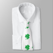 Green Clover Leaf Krawatte (Gebunden)