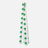 Green Clover Leaf Krawatte (Rückseite)