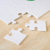 Green Clover Leaf Puzzle (Seite)