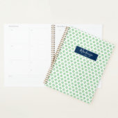 Green Clover Muster Personalisiert School Calendar Planer (Anzeige)