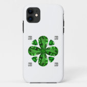 Green Clover Pattern Case-Mate iPhone Hülle (Rückseite)