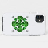 Green Clover Pattern Case-Mate iPhone Hülle (Rückseite (Horizontal))