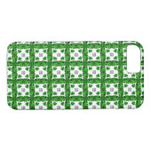 Green Clover Pattern Case-Mate iPhone Hülle (Rückseite (Horizontal))