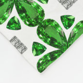 Green Clover Pattern Fleecedecke (Ecke)