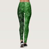 Green Clover Pattern Leggings (Rückseite)