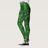Green Clover Pattern Leggings (Links)