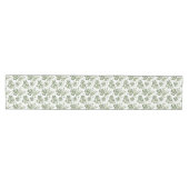  Green Clover Pattern  Mittelgroßer Tischläufer (Horizontal)