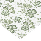  Green Clover Pattern  Mittelgroßer Tischläufer (Ecke)