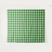 Green Clover Pattern Wandteppich (Vorderseite (Horizontal))