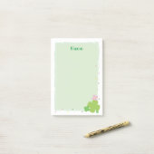 Green Clover Post it Notes Stationierung Post-it Klebezettel (Auf Schreibtisch)