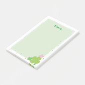 Green Clover Post it Notes Stationierung Post-it Klebezettel (angewinkelt)