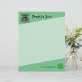 Green Clover Ribbon von Kenneth Yoncich (Stehend Vorderseite)