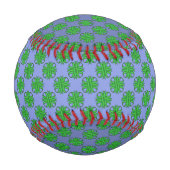 Green Clover Ribbon von Kenneth Yoncich Baseball (Vorderseite)