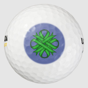 Green Clover Ribbon von Kenneth Yoncich Golfball