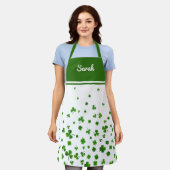 Green Clover Schürze (Getragen)