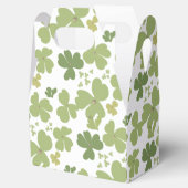 Green Cloverleaf St Patrick Day Garden Party Geschenkschachtel (Geöffnet)