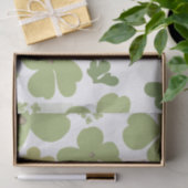 Green Cloverleaf St Patrick Day Garden Seidenpapier (Geschenk)