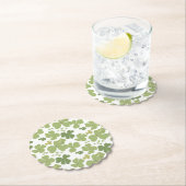 Green Cloverleaf St Patrick Day Garden Untersetzer (Vor Ort)