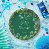 Green Clovers Baby Dusche Pappteller (Party)