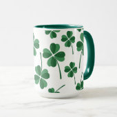 green clovers lucky tasse (VorderseiteRechts)