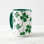 green clovers lucky tasse (Vorderseite Links)