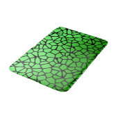 Green Cobblestone Badematte (Schrägansicht)